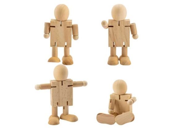 wooden robot toy