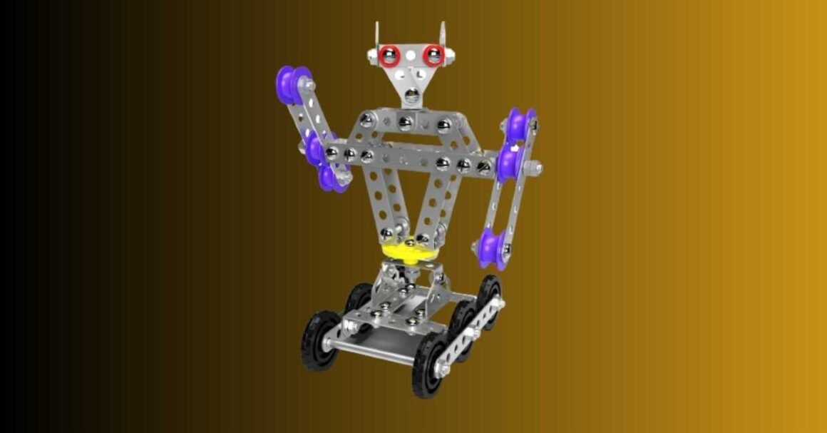 metal robot toy