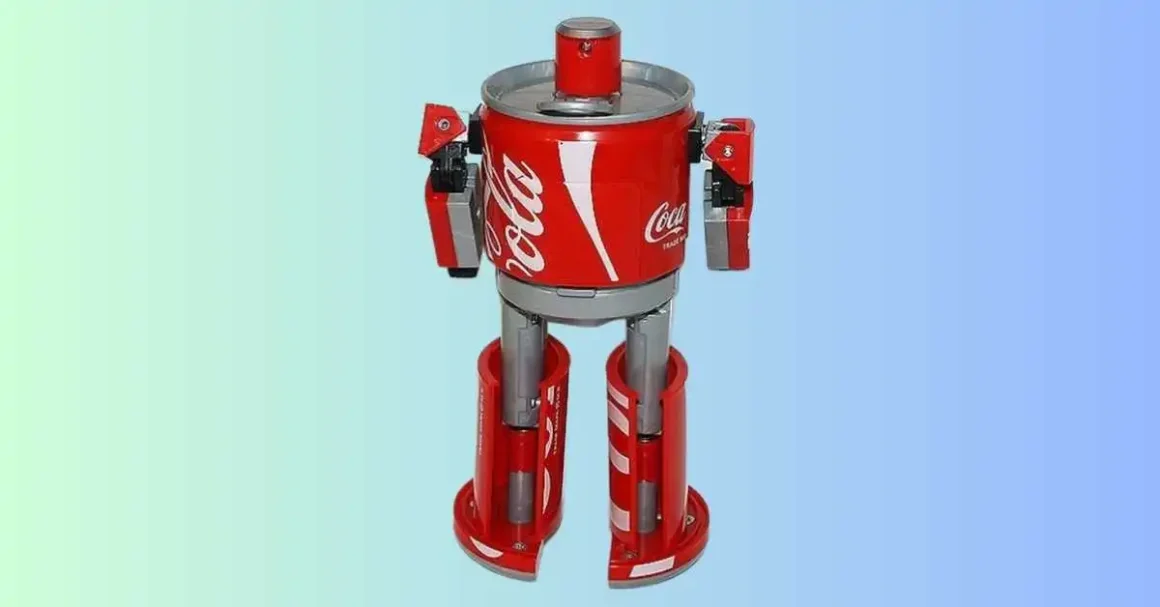 coca cola robot toy