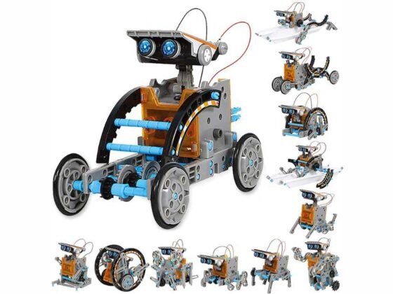 playdate stem 12-in-1 educational solar robot toy