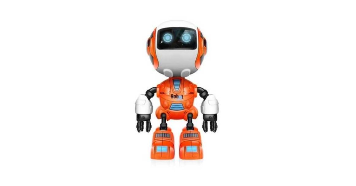 orange robot toy