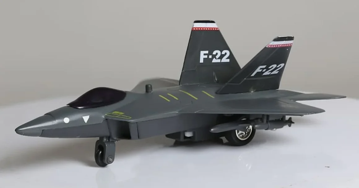 "F-22 Raptor Toy - Detailed Miniature Aircraft Model"