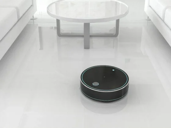 Robot Sweeper Toy - A fun and efficient cleaning robot in action.