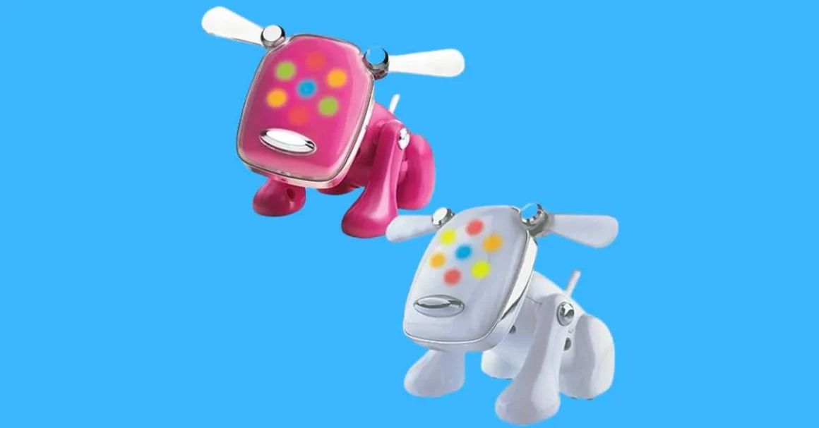 Vintage 2000s Robot Dog Toy - Retro Electronic Pet for Nostalgic Play