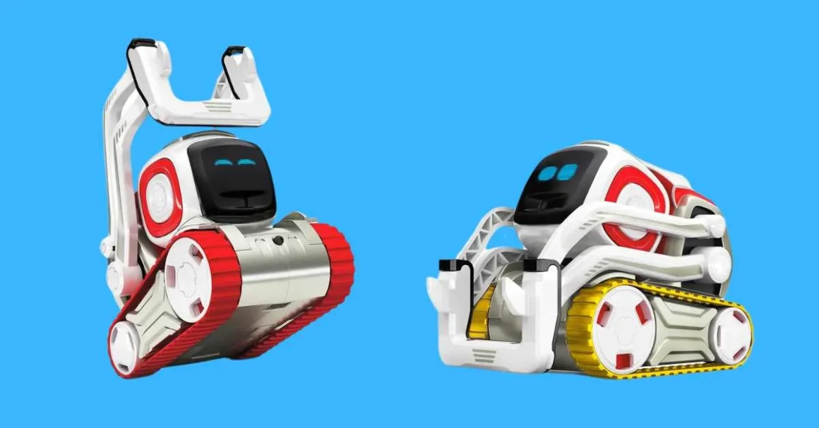 Adorable Cozmo Robot Toy Engaging with Kids