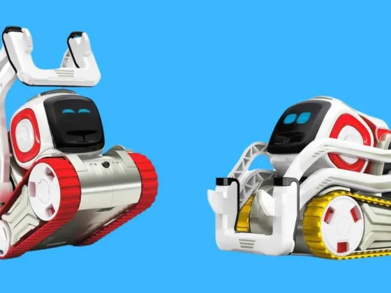 Adorable Cozmo Robot Toy Engaging with Kids