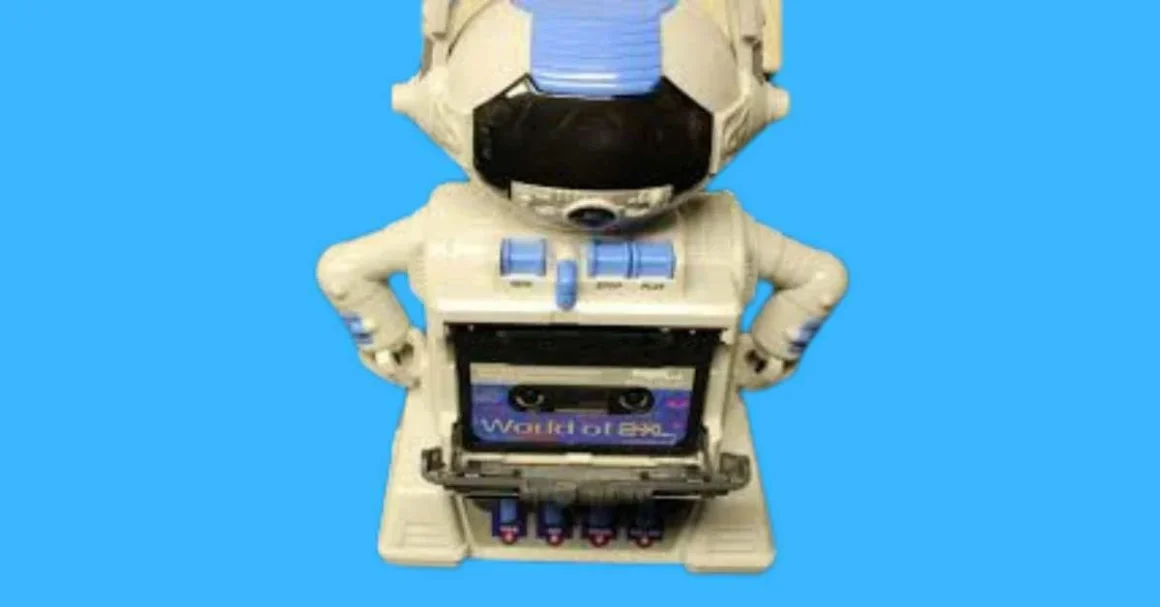 Vintage 90s Toy Robot - Nostalgic Robot Toy from the 1990s Era