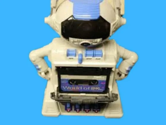 Vintage 90s Toy Robot - Nostalgic Robot Toy from the 1990s Era