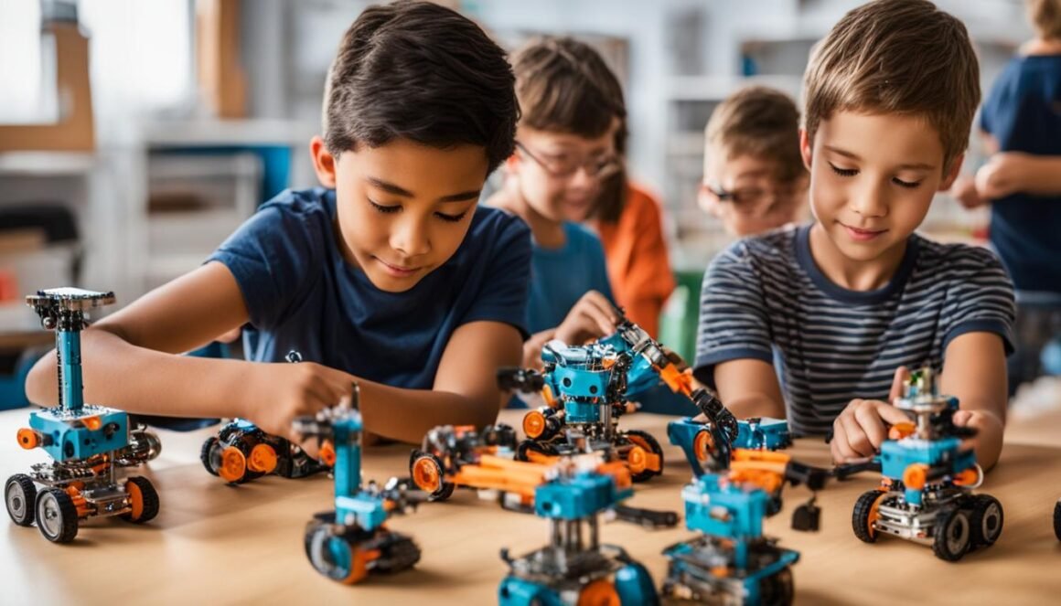 STEM robots building kit