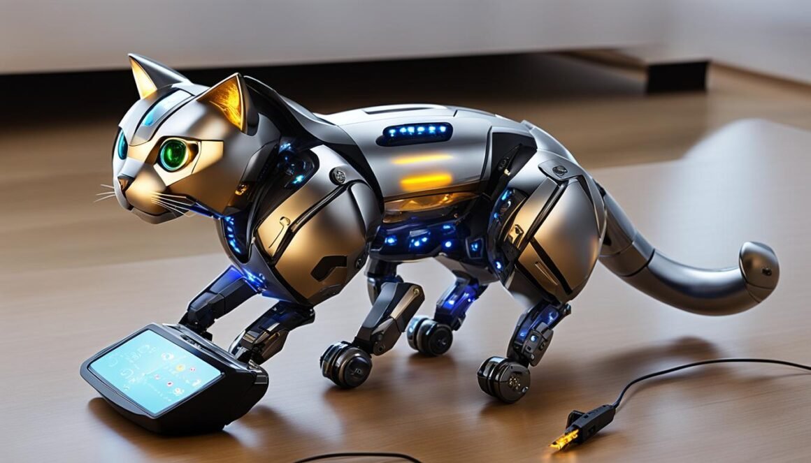 robot cat toy with remote control