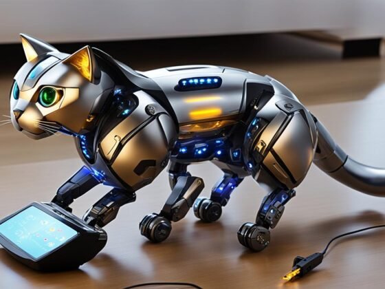 robot cat toy with remote control