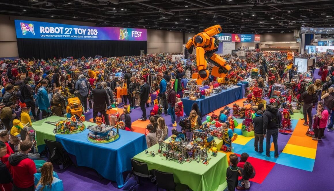 robot toy convention